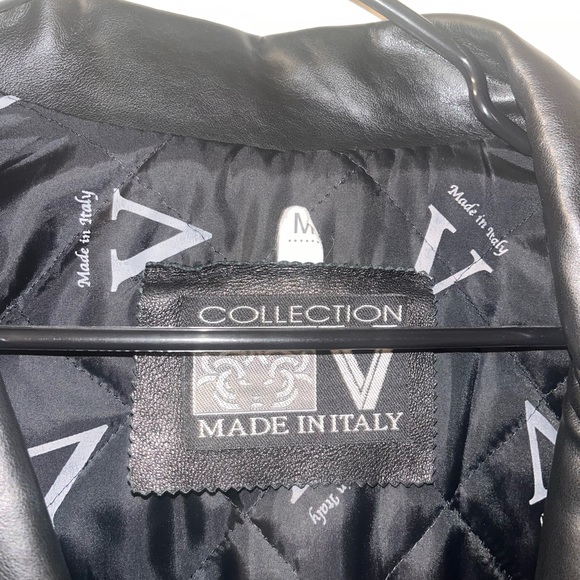 Long Faux Leather Jacket - Picture 2 of 2